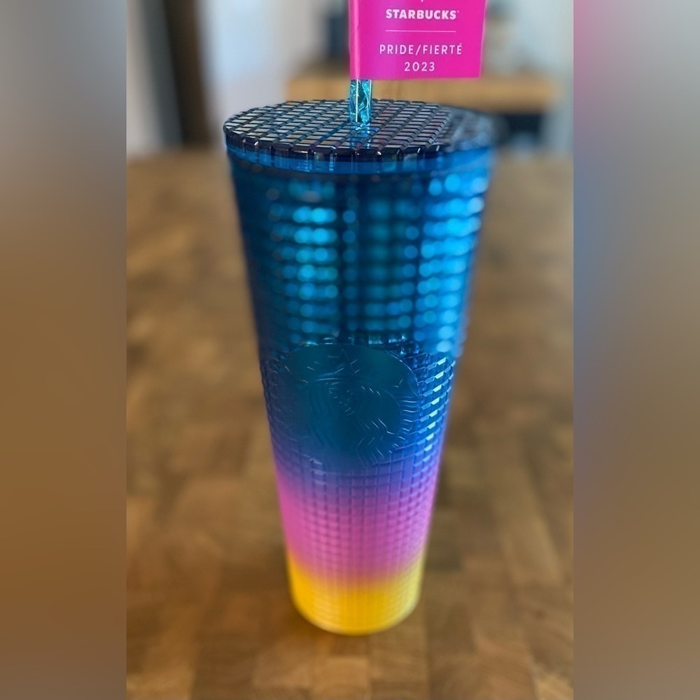 STARBUCKS 2023 Pride Rainbow Tumbler - 24oz Venti- Tim Singleton Colab Design!!!